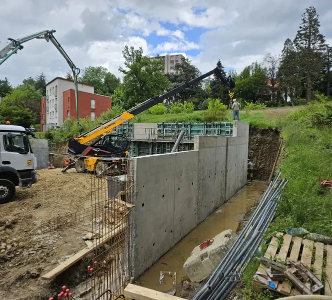 Plan architectural de la future mosquée Al Wifaq